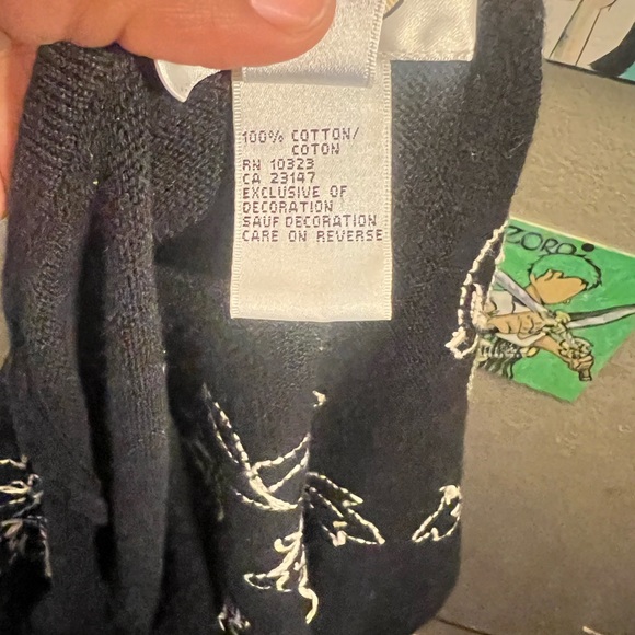 Talbot black cardigan with white flowers embroidered - Picture 5 of 5